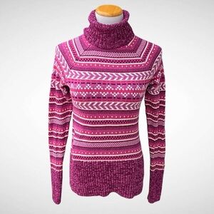Columbia Sportswear Winter Worn II Striped Turtleneck Sweater